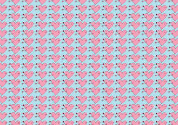 Free Arrow Through Heart Background - бесплатный vector #302577